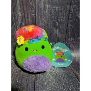 Squishmallows GARO the Tie-Dye Mushroom 5-inch Blacklight Plush New NWT
